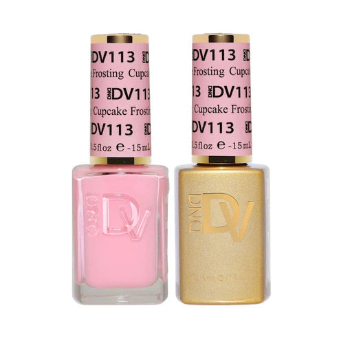 DND DIVA Duo Gel Matching Color 113 Cupcake Frosting