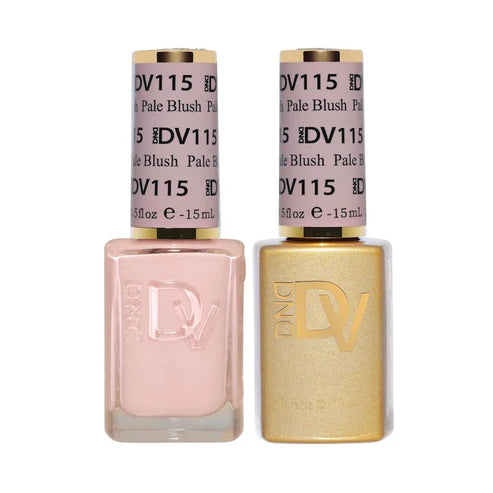 DND DIVA Duo Gel Matching Color 115 Pale Blush