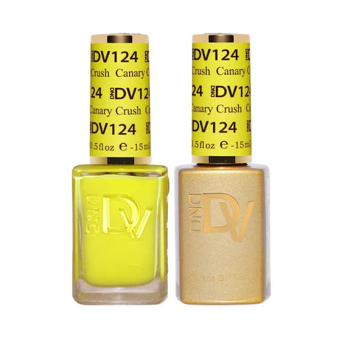 DND DIVA Duo Gel Matching Color 124 Canary Crush