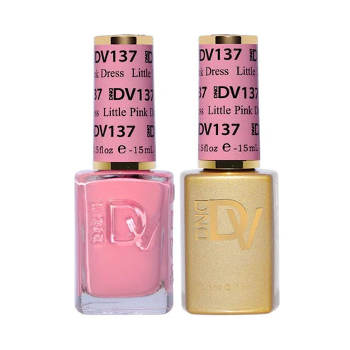 DND DIVA Duo Gel Matching Color 137 Little Pink Dress