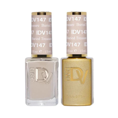 DND DIVA Duo Gel Matching Color 147 Buried Treasure