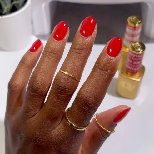 DND DIVA Duo Gel Matching Color 162 Rebel Red