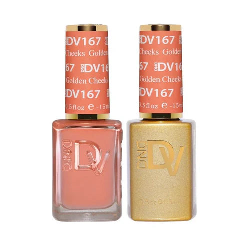 DND DIVA Duo Gel Matching Color 167 Golden Cheeks