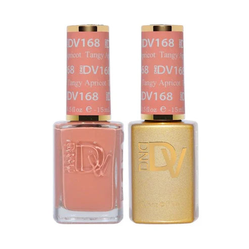 DND DIVA Duo Gel Matching Color 168 Tangy Apricot