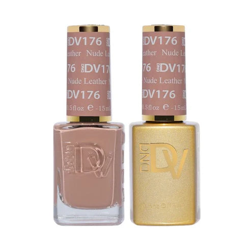 DND DIVA Duo Gel Matching Color 176 Nude Leather