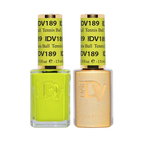 DND DIVA Duo Gel Matching Color 189 Tennis Ball