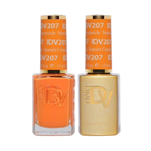 DND DIVA Duo Gel Matching Color 207 Sunset Creamsicle