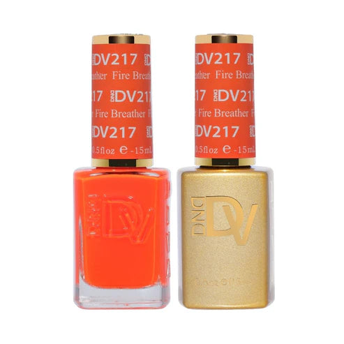 DND DIVA Duo Gel Matching Color 217 Fire Breather