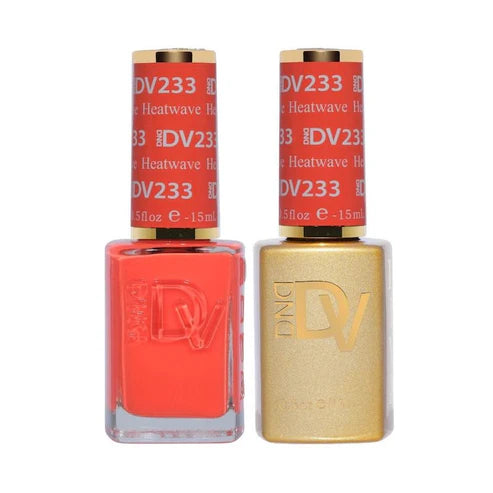 DND DIVA Duo Gel Matching Color 233 Heatwave