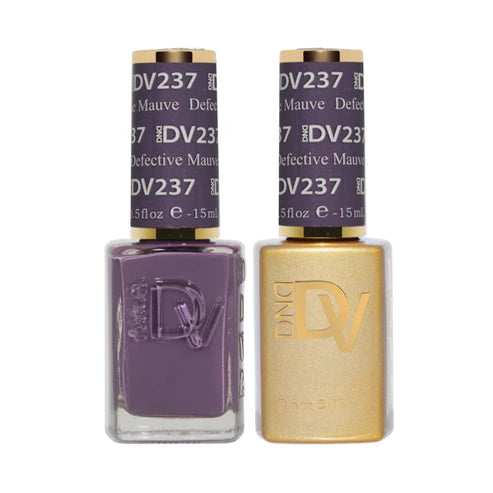 DND DIVA Duo Gel Matching Color 237 Detective Mauve