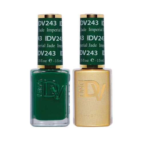 DND DIVA Duo Gel Matching Color 243 Imperial Jade