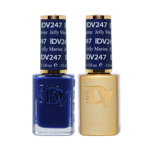 DND DIVA Duo Gel Matching Color 247 Jelly Marine
