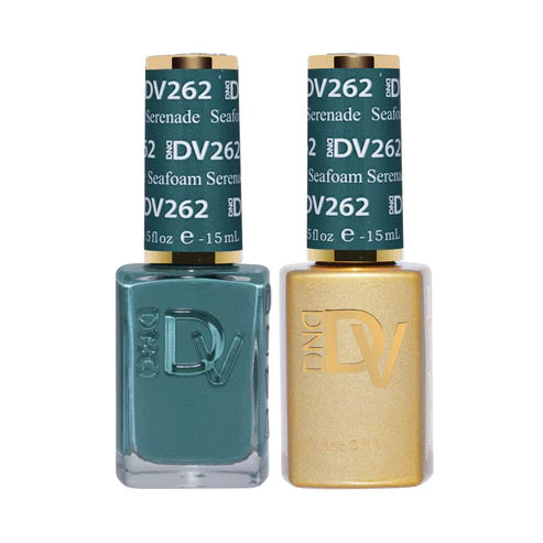 DND DIVA Duo Gel Matching Color 262 Seafoam Serenade
