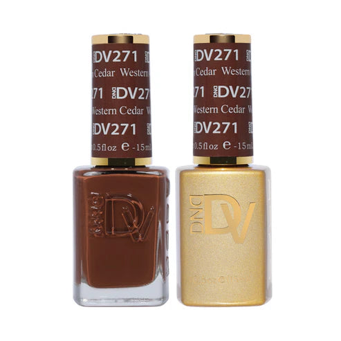 DND DIVA Duo Gel Matching Color 271 Western Cedar