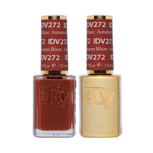 DND DIVA Duo Gel Matching Color 272 Autumn Blaze