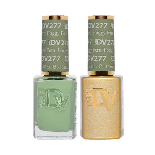 DND DIVA Duo Gel Matching Color 277 Foggy Fern