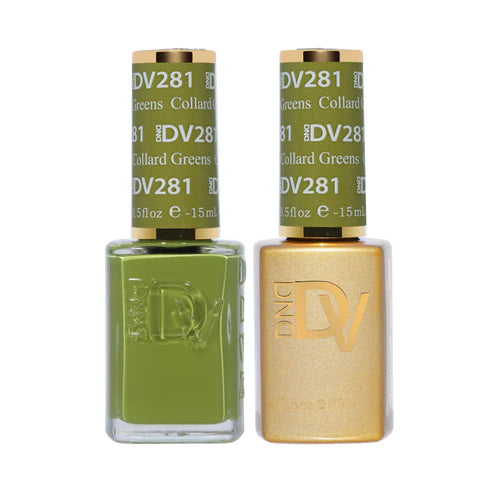 DND DIVA Duo Gel Matching Color 281 Collard Greens