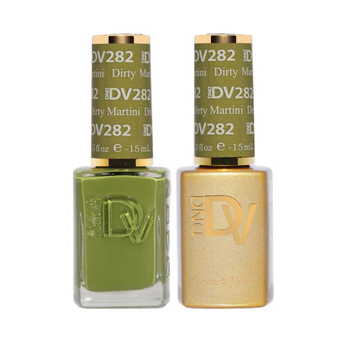 DND DIVA Duo Gel Matching Color 282 Dirty Martini