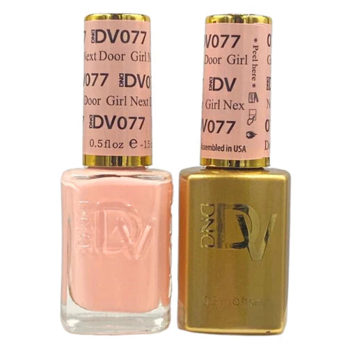DND DIVA Duo Gel Matching Color 077 Girl Next Door