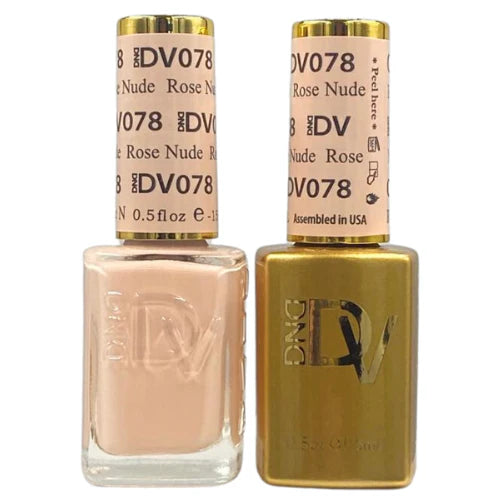 DND DIVA Duo Gel Matching Color 078 Rose Nude