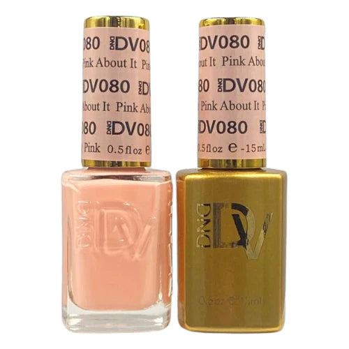 DND DIVA Duo Gel Matching Color 080 Pink About It