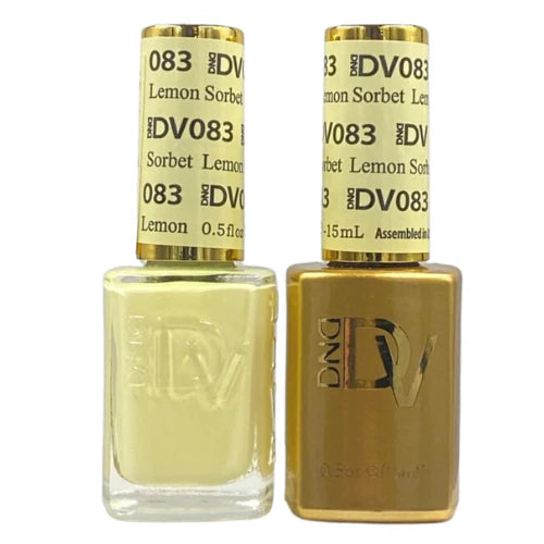 DND DIVA Duo Gel Matching Color 083 Lemon Sorbet