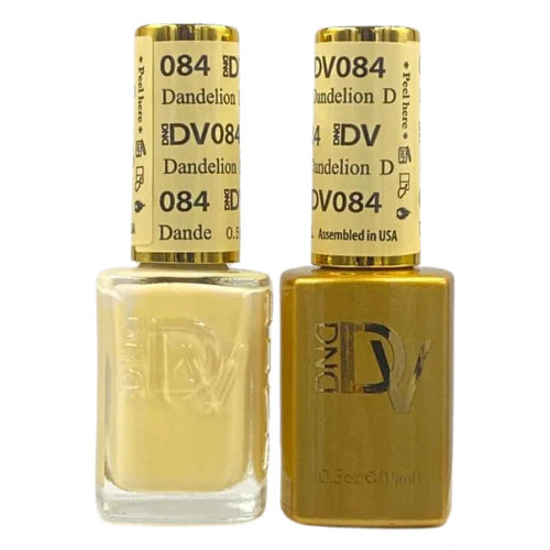 DND DIVA Duo Gel Matching Color 084 Dandelion