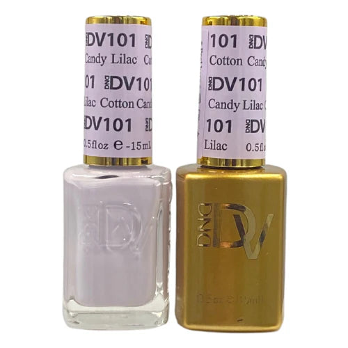 DND DIVA Duo Gel Matching Color 101 Cotton Candy Lilac