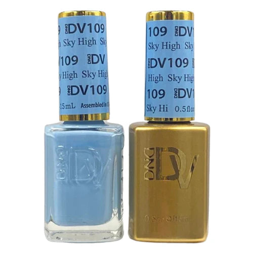 DND DIVA Duo Gel Matching Color 109 Sky High