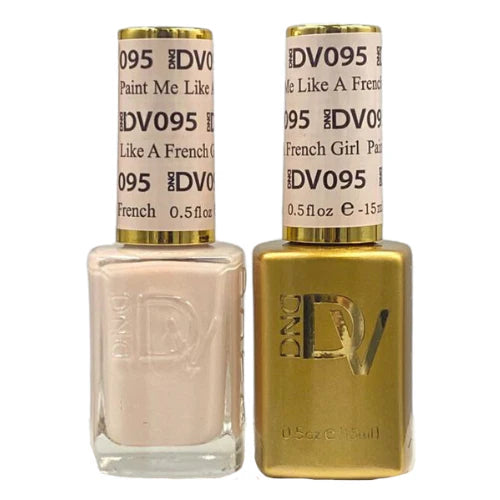 DND DIVA Duo Gel Matching Color 095 Paint Me Like A French Girl