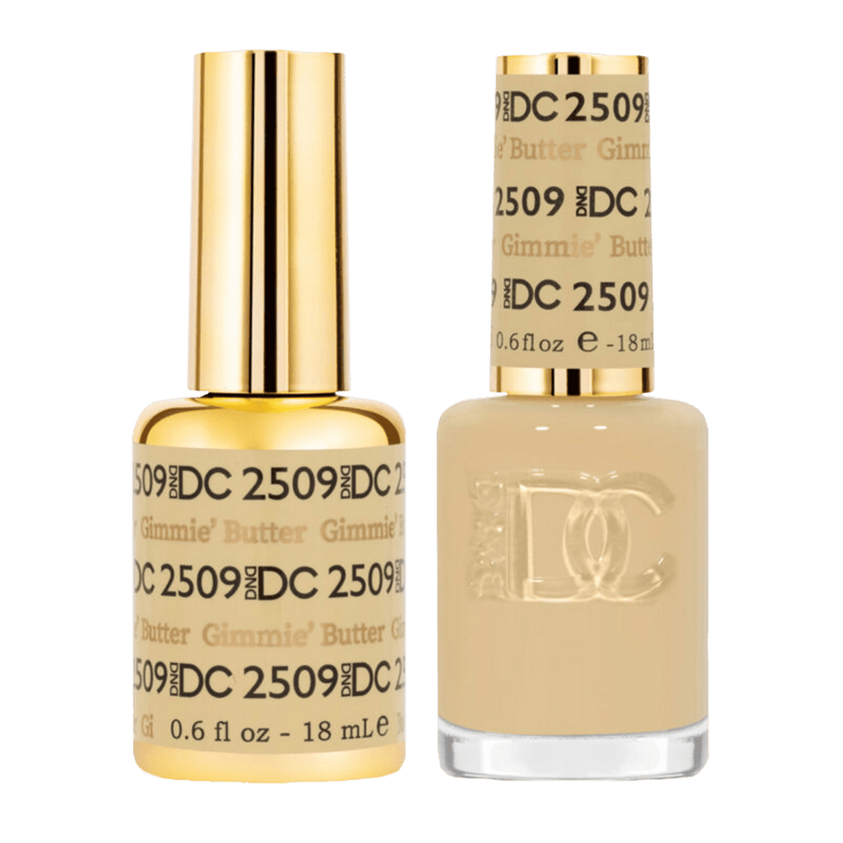 DND DC Duo Gel Matching Color 2509 Gimmie' Butter