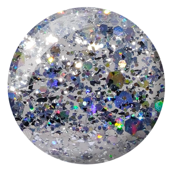 DND DIVA Duo Gel Matching Color 025 Chunky Holo