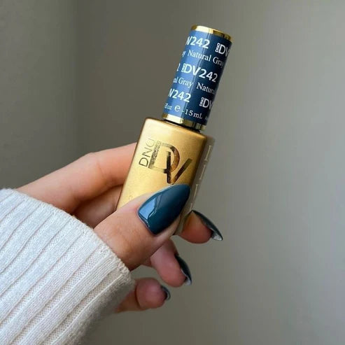 DND DIVA Duo Gel Matching Color 242 Nautical Gray