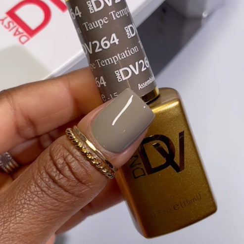 DND DIVA Duo Gel Matching Color 264 Taupe Temptation