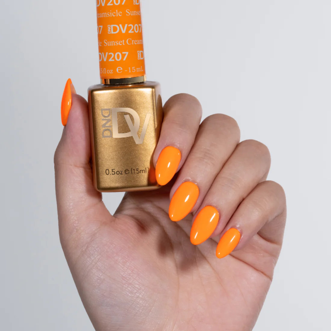 DND DIVA Duo Gel Matching Color 207 Sunset Creamsicle