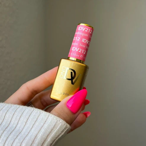 DND DIVA Duo Gel Matching Color 212 Sour Bubblegum