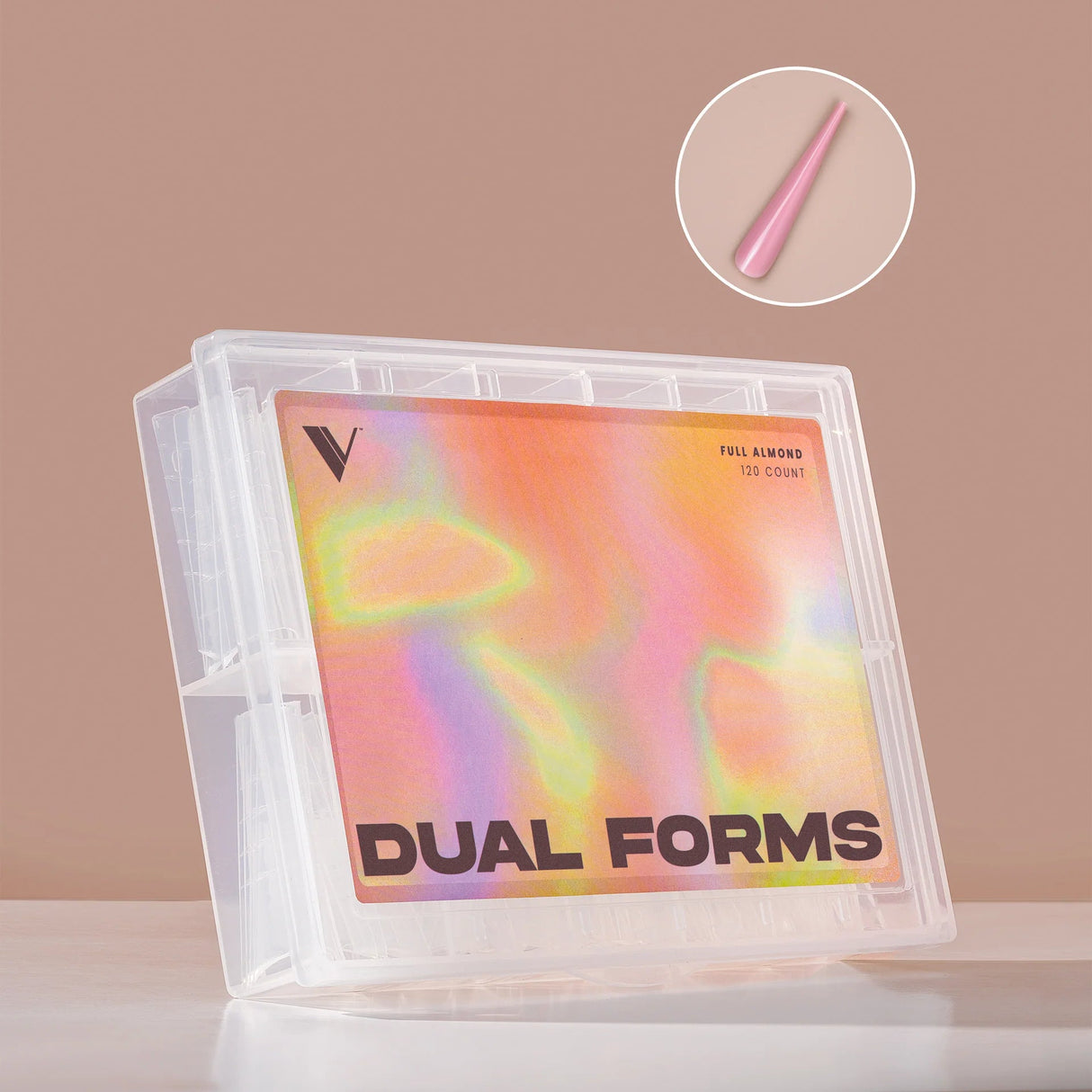 V Beauty Pure Nail Dual Forms – 120-Piece Reusable Kit