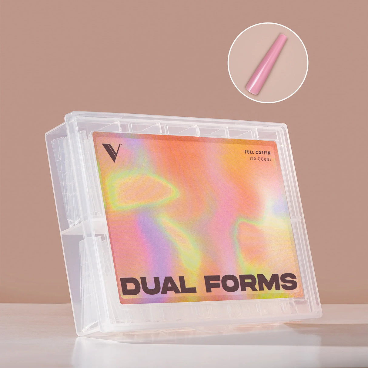 V Beauty Pure Nail Dual Forms – 120-Piece Reusable Kit