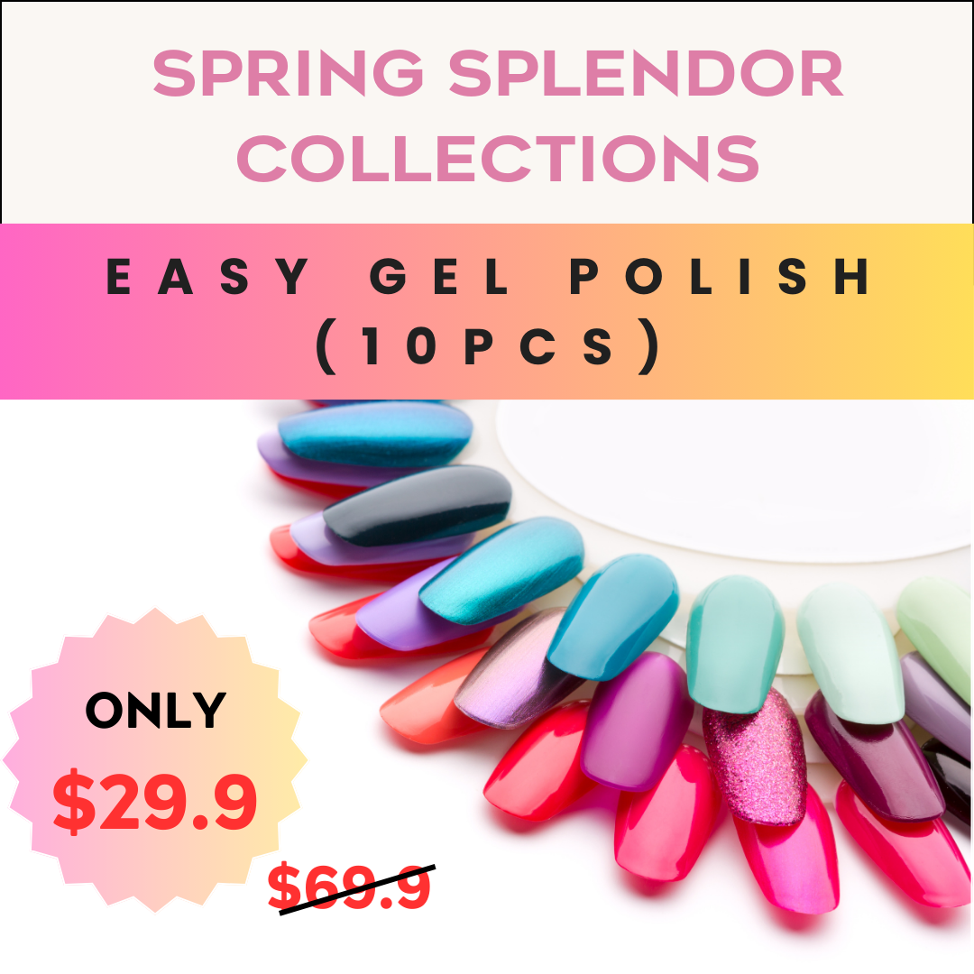 EASY Gel polish Spring Splendor Collections (10pcs) Jessica Nail