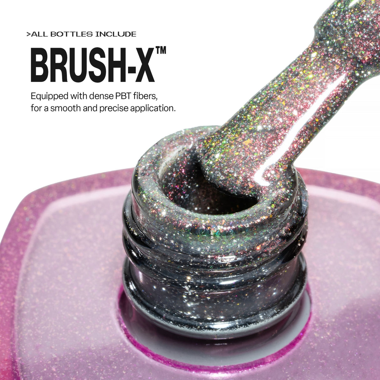 Apres Prismatic Flash Glitter Cat Eye - Dial Up Drama FG14 (HEMA/TPO/TMPTA-Free)
