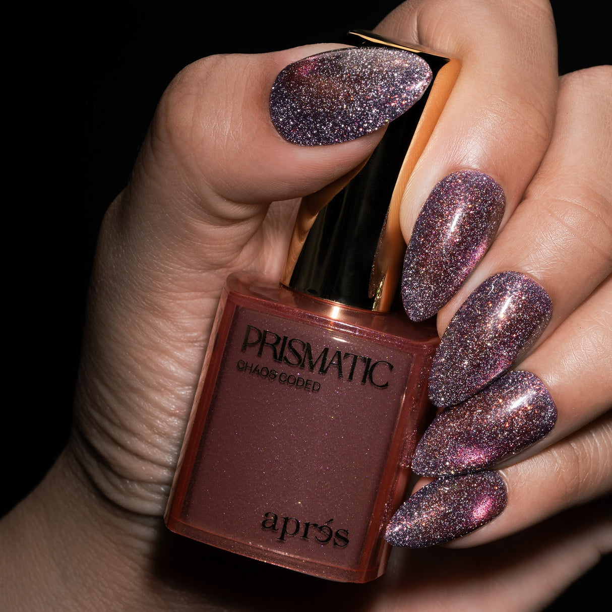 Apres Prismatic Flash Glitter Cat Eye - Chaos Coded FG15 (HEMA/TPO/TMPTA-Free)