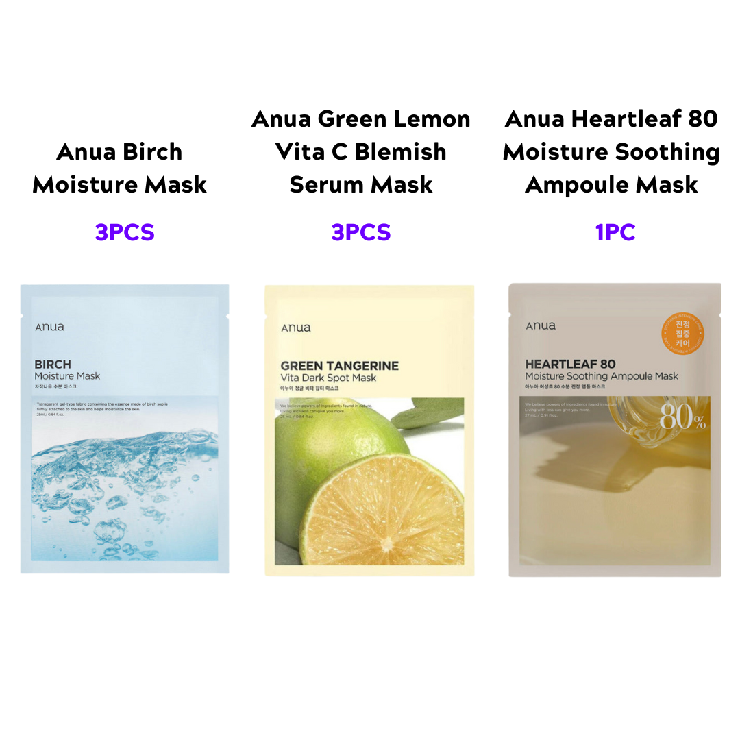 MAMA GLOW Kit (7pcs) - Face Mask Bundle