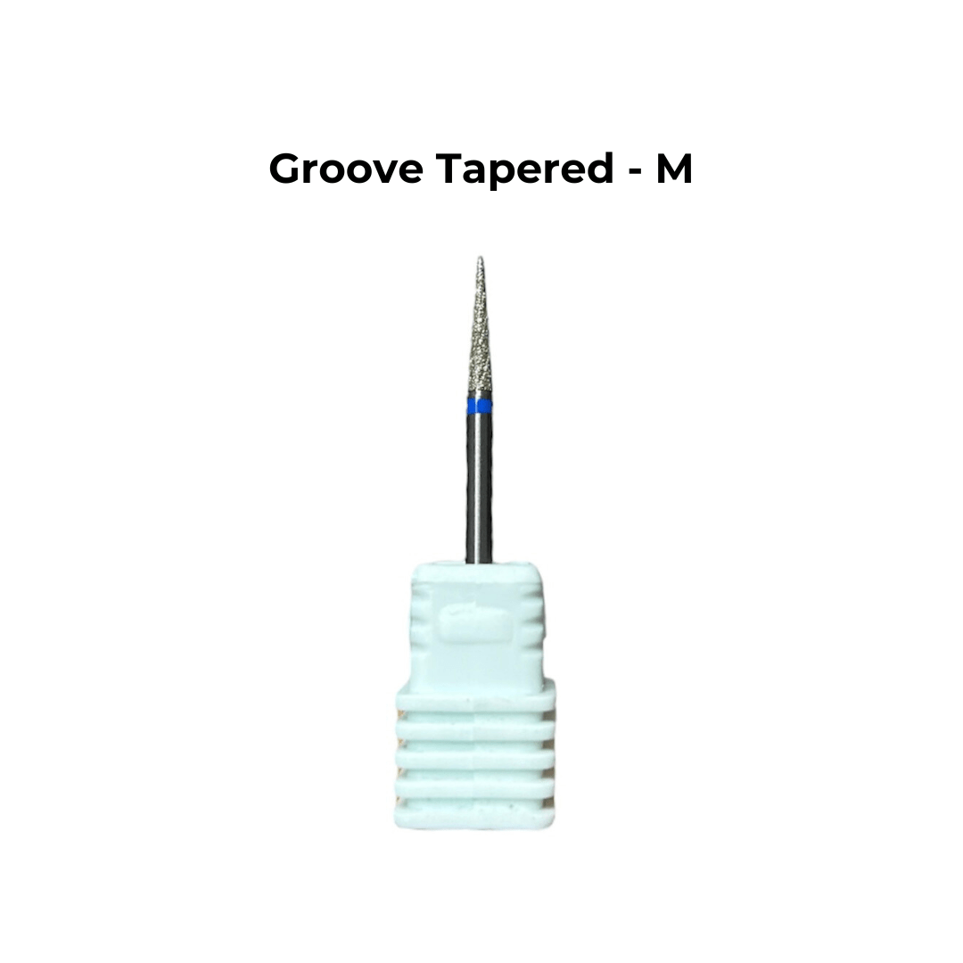 JNBS Drill Bit | Diamond Carbide | Groove Cuticle Bits (5 Styles)