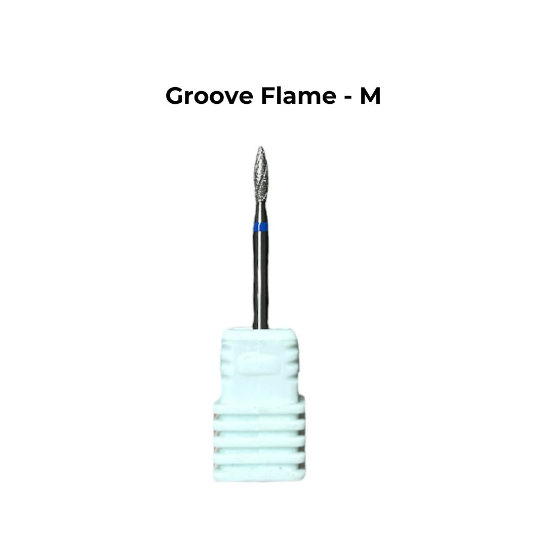 JNBS Drill Bit | Diamond Carbide | Groove Cuticle Bits (5 Styles)