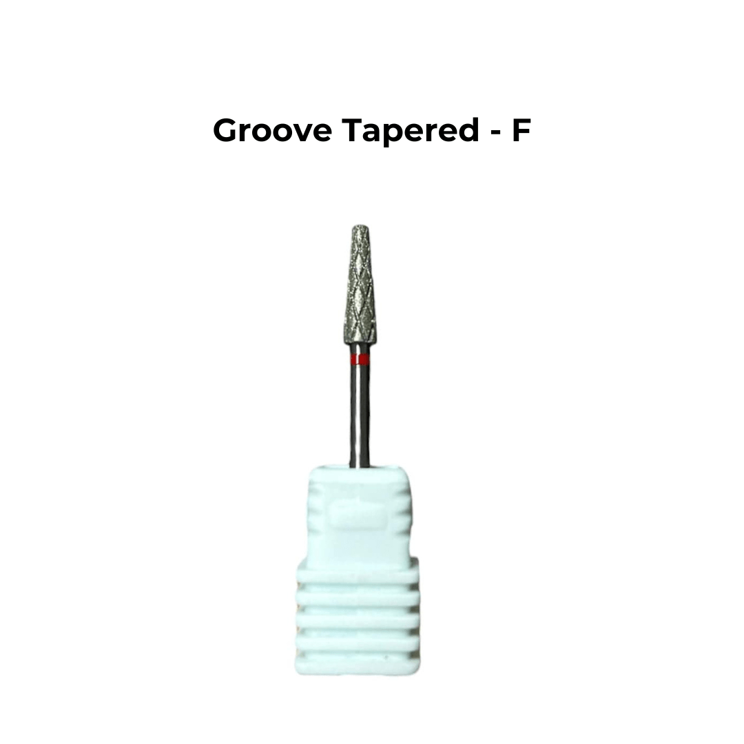 JNBS Drill Bit | Diamond Carbide | Groove Cuticle Bits (5 Styles)