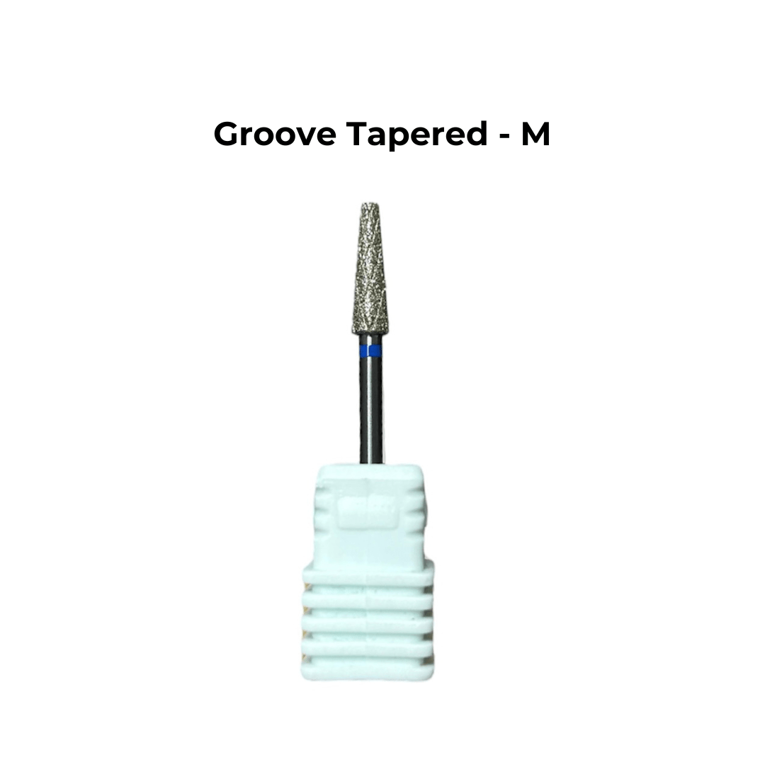 JNBS Drill Bit | Diamond Carbide | Groove Cuticle Bits (5 Styles)