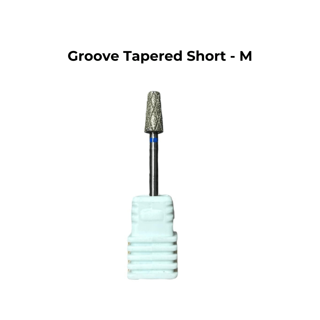 JNBS Drill Bit | Diamond Carbide | Groove Cuticle Bits (5 Styles)