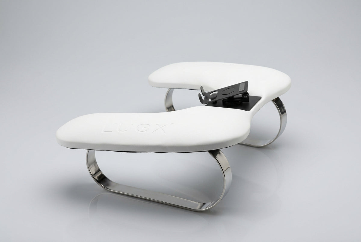 L'UGX PU Leather Arm Rest with 360° Rotating Phone Holder
