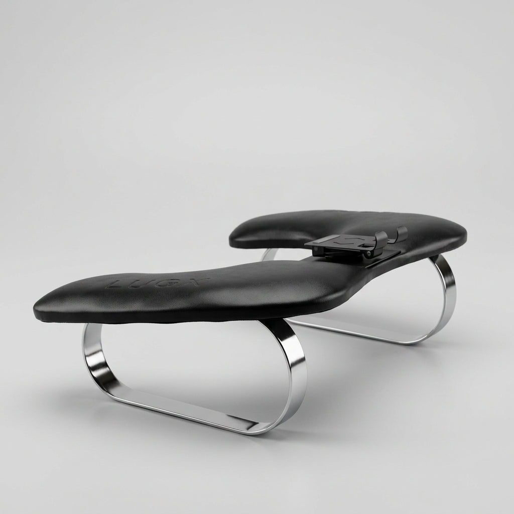 L'UGX PU Leather Arm Rest with 360° Rotating Phone Holder