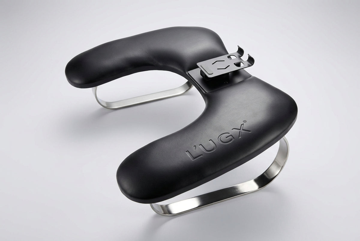 L'UGX PU Leather Arm Rest with 360° Rotating Phone Holder